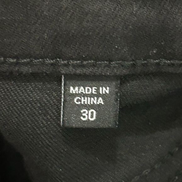 NWT Fashion Nova Men’s Size 30 Maverick Skinny Distressed Black Jeans - Picture 6 of 10